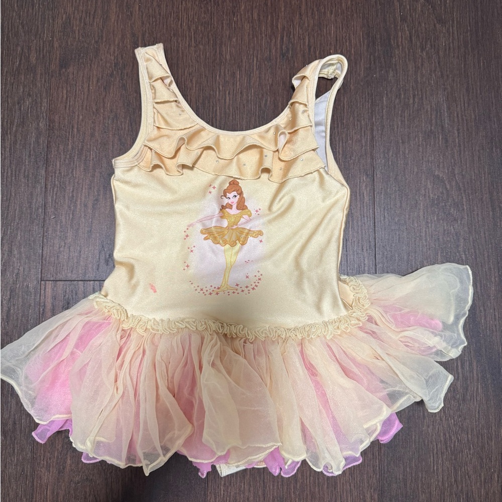 Girls' Gold and Pink Ballerina Costume